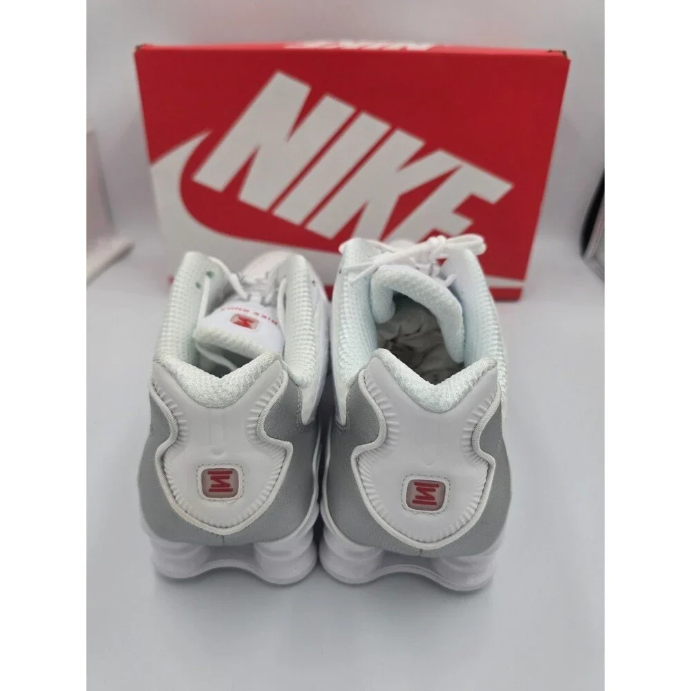 Nike Shox TL White Metallic Silver AV3595-100 Men's 10 Women's 11.5 NEW